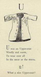 De letter U door Edward Lear